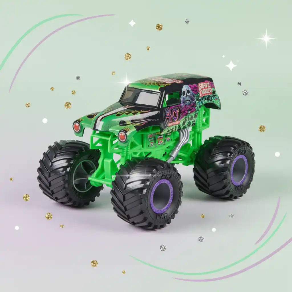 Erweitere deine Sammlung um weitere ikonische Monster Jam Fahrzeuge.