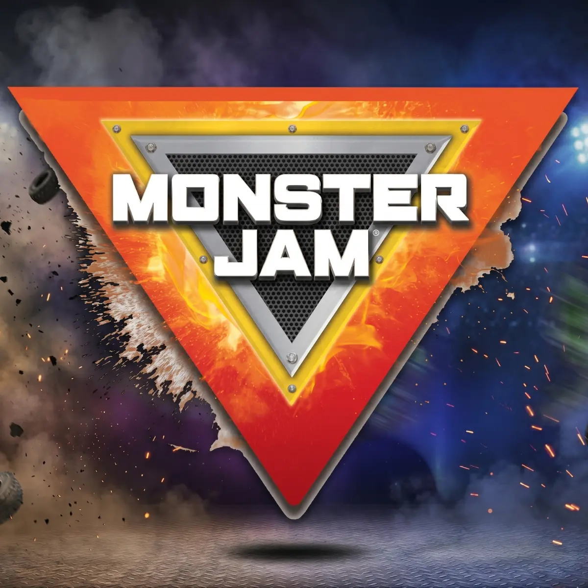 Offizielles Monster Jam Mini Monster Truck 1:87 Logo