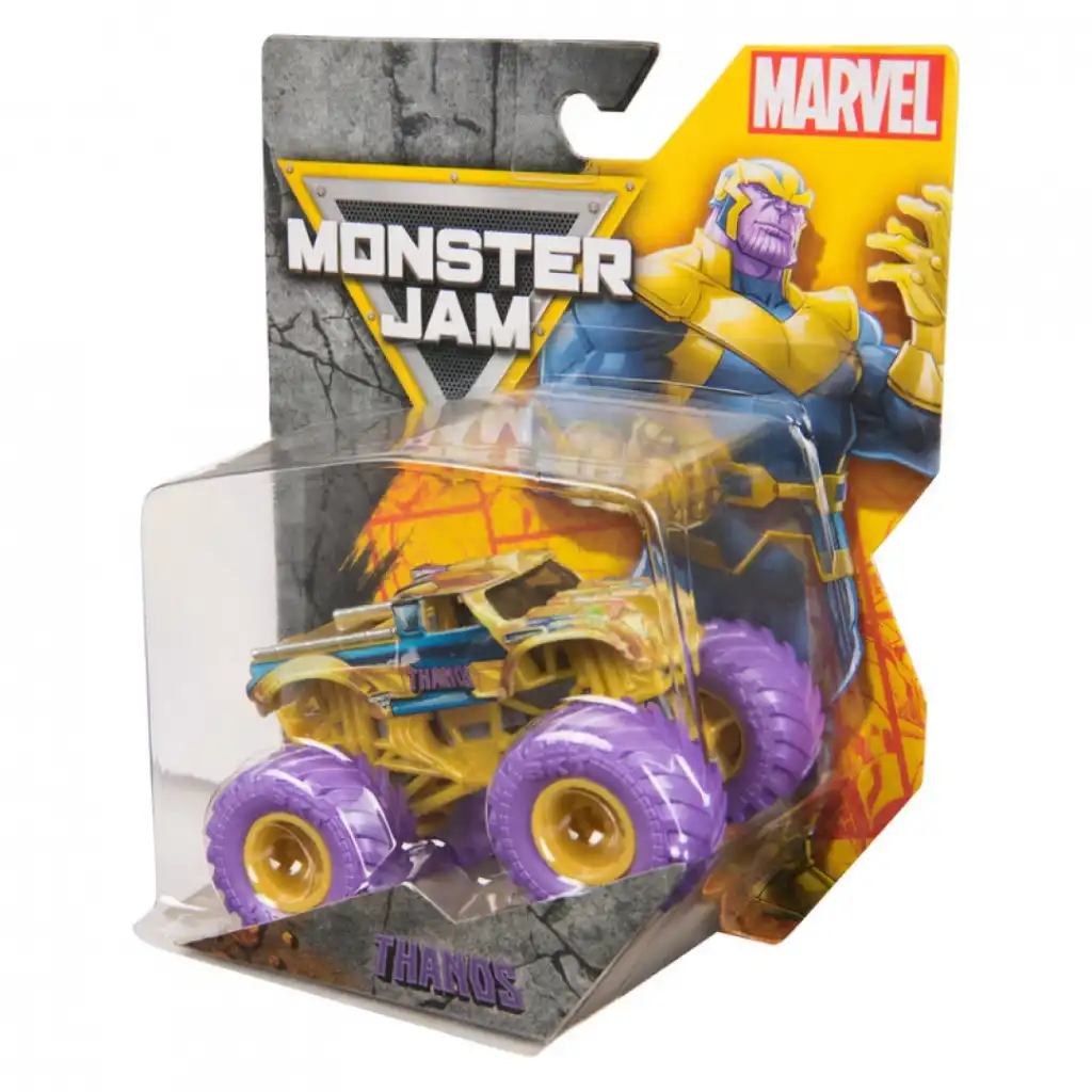 Erlebe ein hochoktaniges Abenteuer mit Marvel-Superhelden in Aktion.