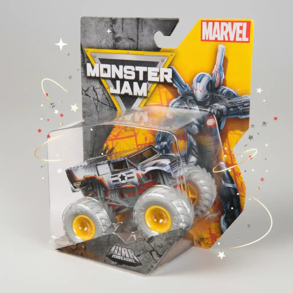 Erleben Sie epische Action mit Marvel-Helden auf vier Rädern.