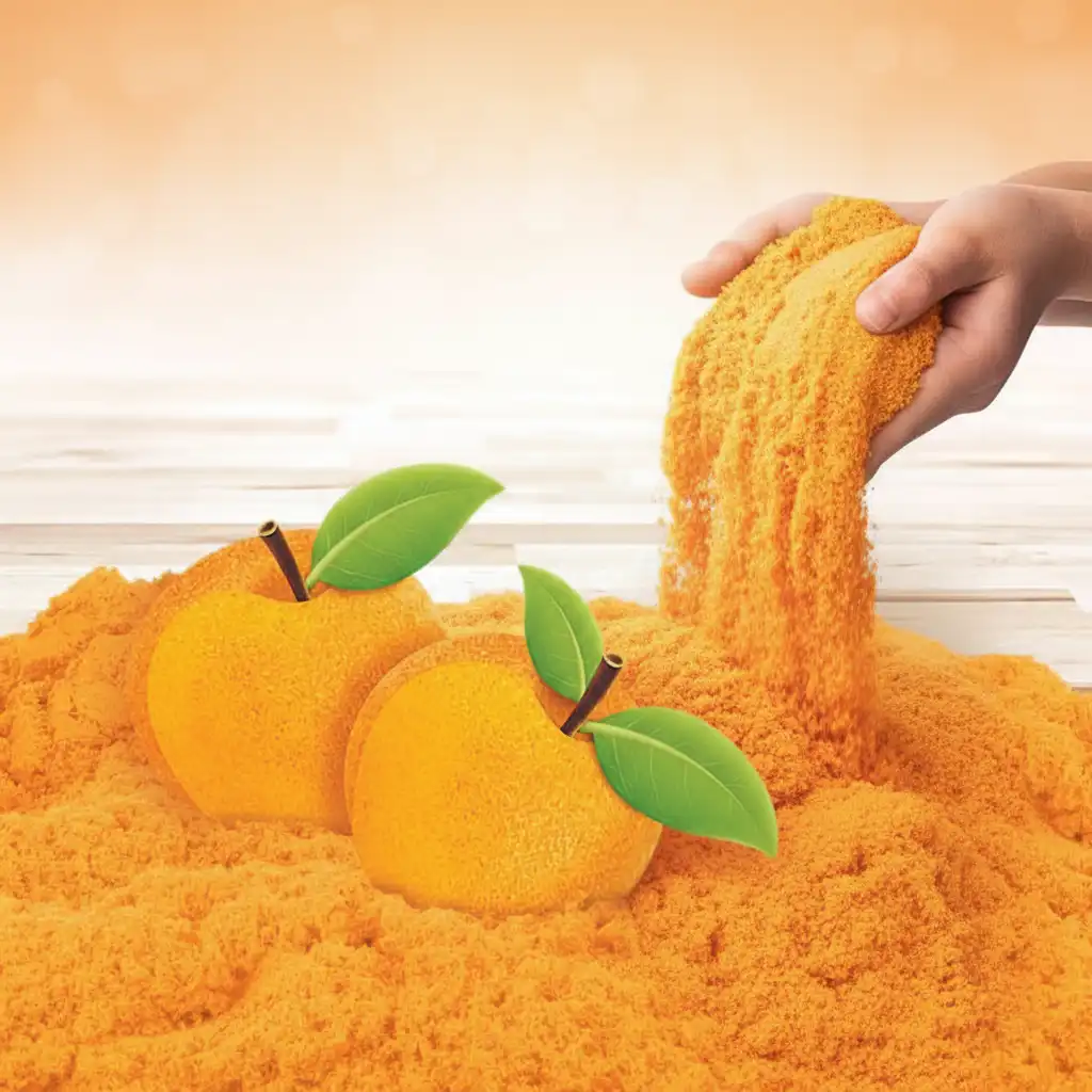 Fördern Sie die Sinne mit duftendem und farbigem Sand.