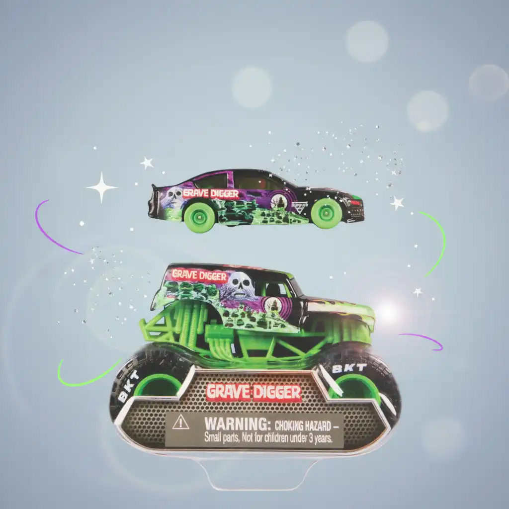 Beherrsche jede Strecke mit dem unschlagbaren Team von Monster Jam.