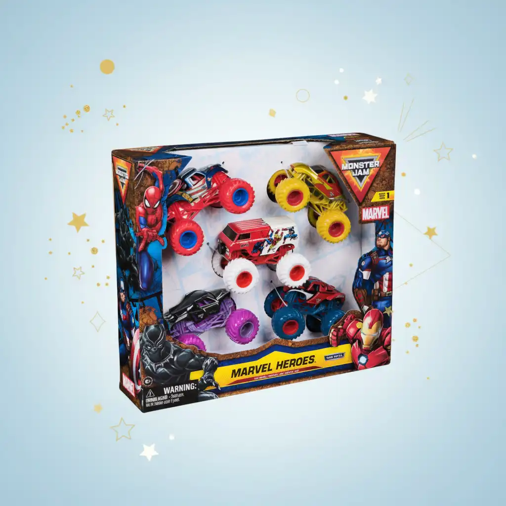 Fördern Sie die kindliche Fantasie durch das Spiel mit Superhelden in Aktion.