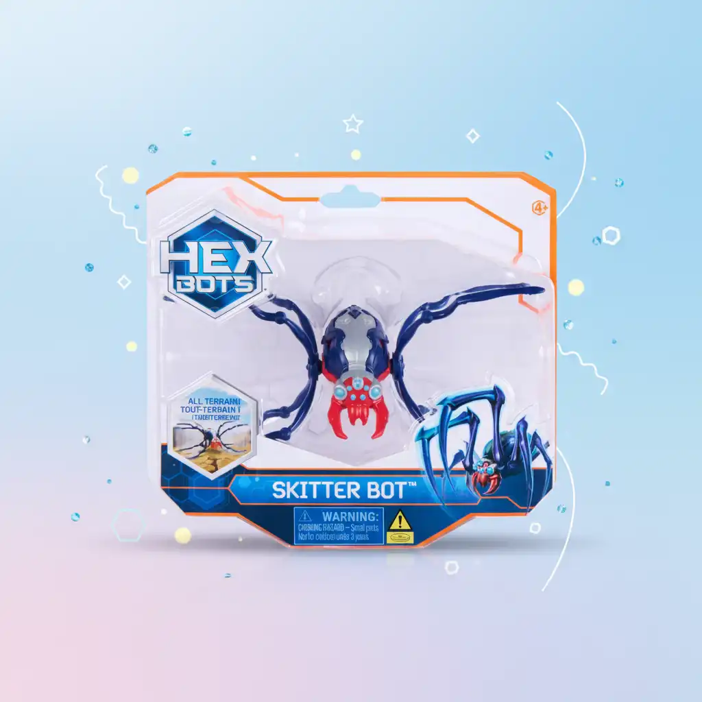 Entfesseln Sie den Robotikwahnsinn mit der flink krabbelnden Skitter Bot Spinne.