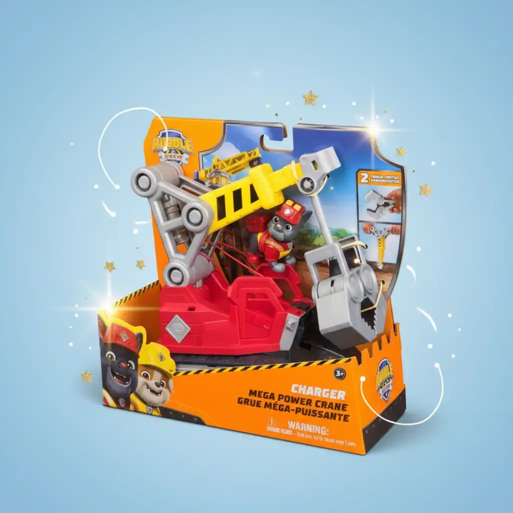 Erlebe spannendes Bauspiel mit den Helden von Rubble & Crew.