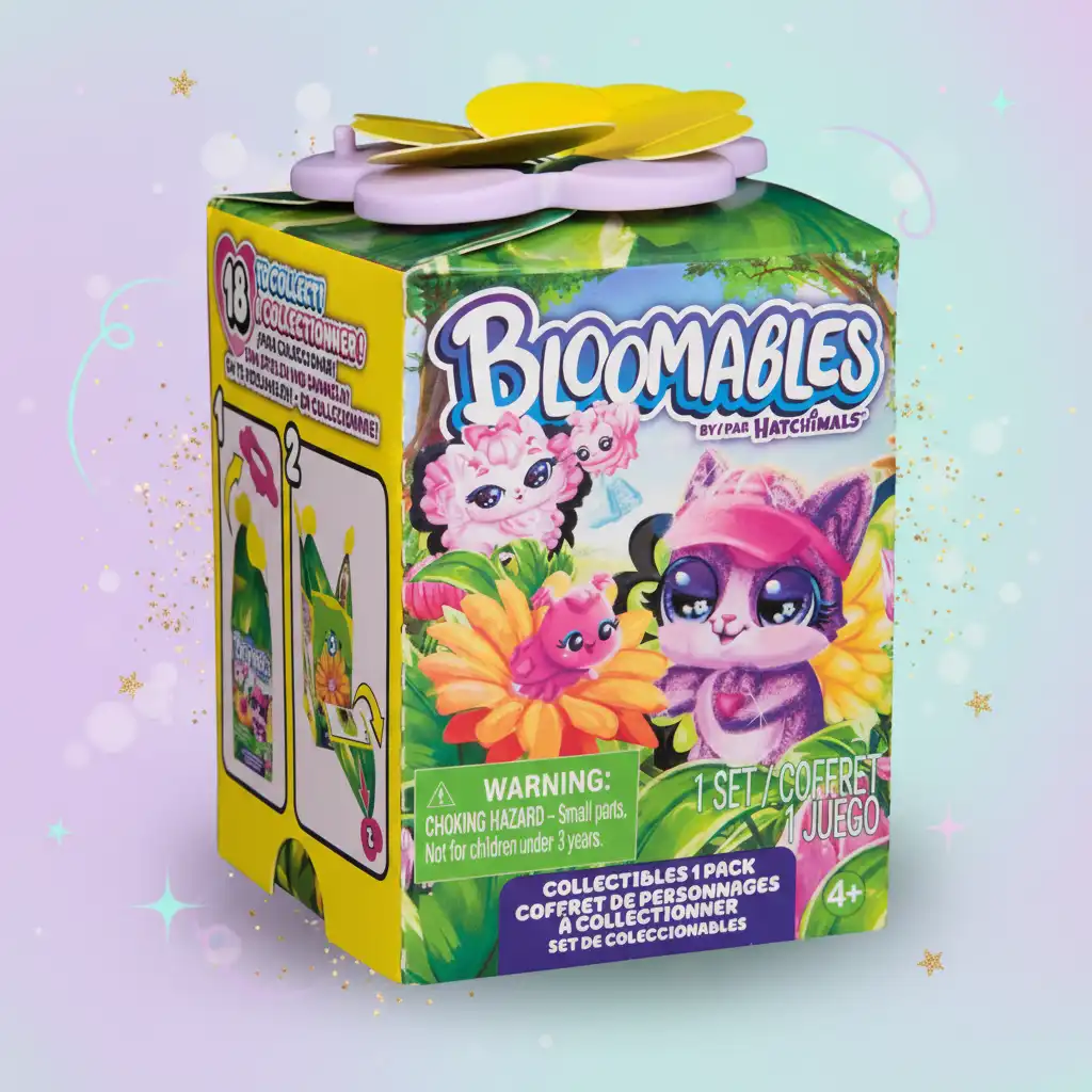 Stylische Präsentation der Figuren auf dem originellen Blumenständer.