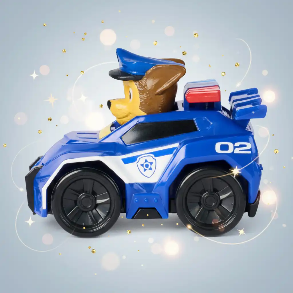 Praktisches Auto für die Handfläche für Spaß unterwegs.