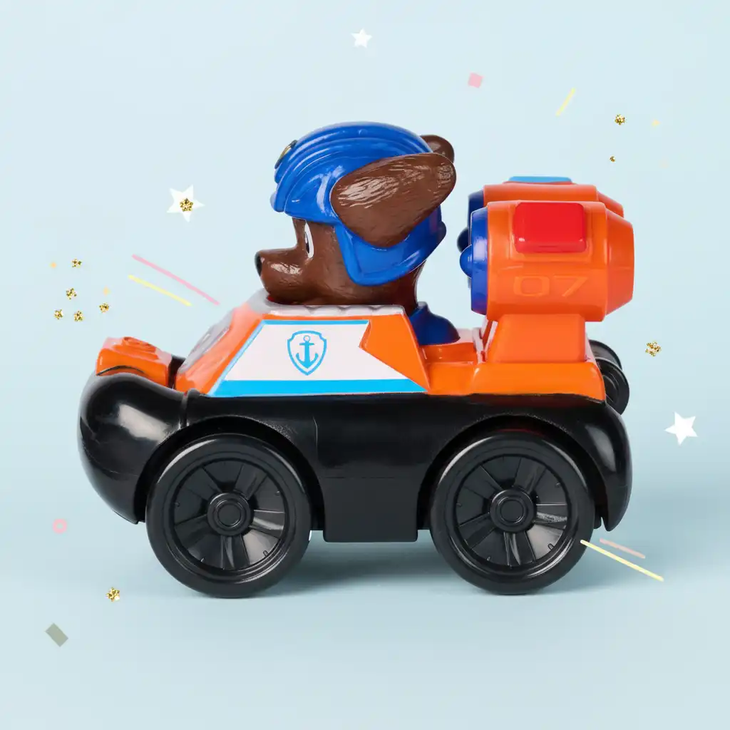 Entdecke neue Spielmöglichkeiten mit Zumas funktionalen Rädern.