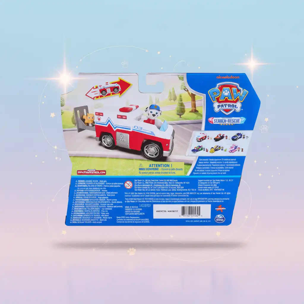 Hochwertige Verarbeitung und authentische Details des Marshall Rettungsfahrzeugs.