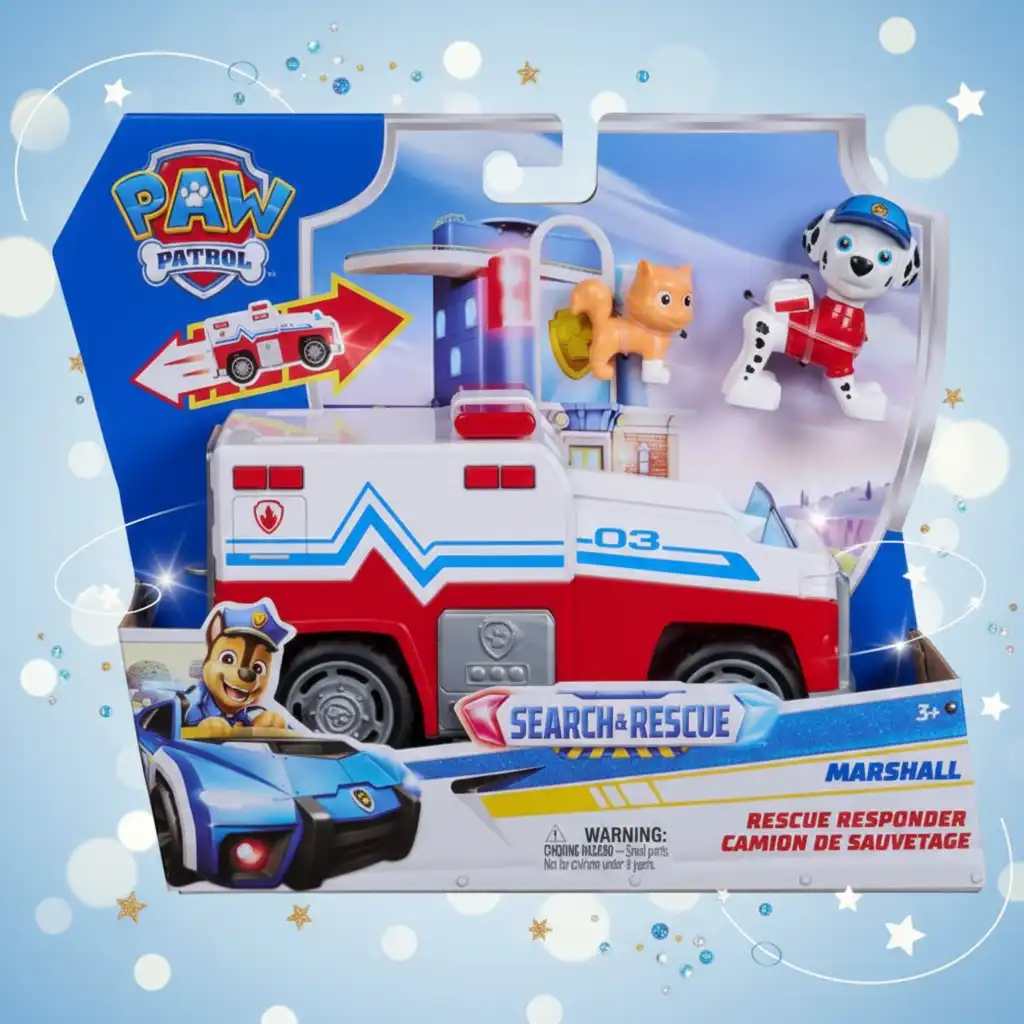 Schnelle Action dank Federzugsmechanismus des Fahrzeugs.