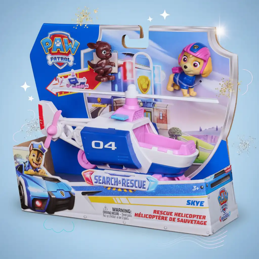 Erlebe spannende Abenteuer in der Luft mit der mutigen Skye.