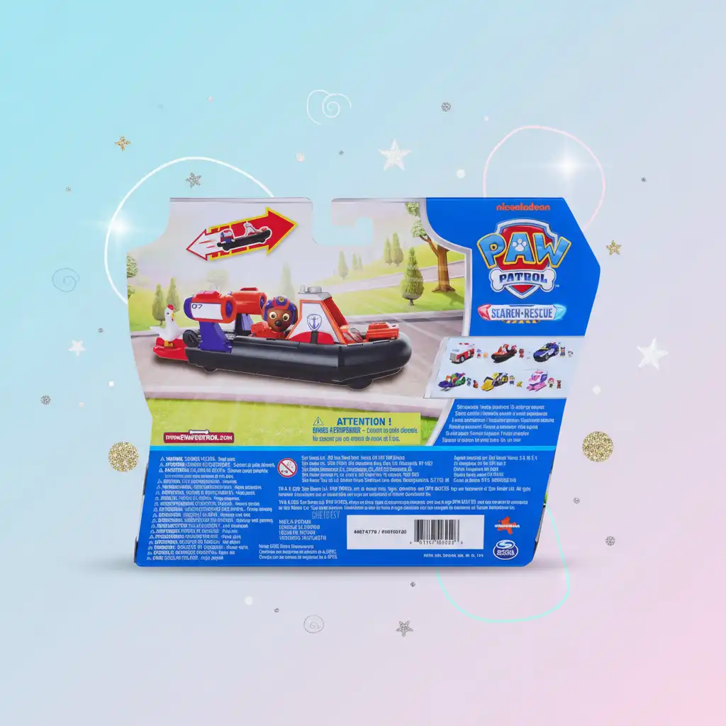 Detailreich gestaltetes Hovercraft Zuma für authentisches Spiel.