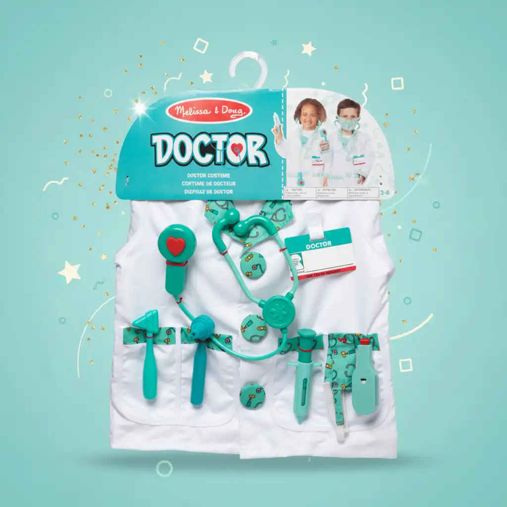 Erlebe die Freude am Helfen und Heilen mit realistischen Accessoires.