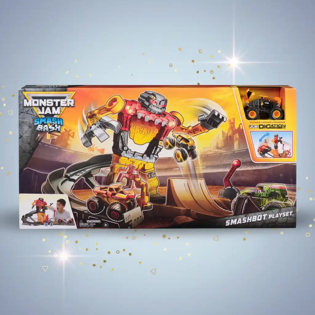 Erlebe echte Monster Jam Action voller Zerstörung und Kollisionen!