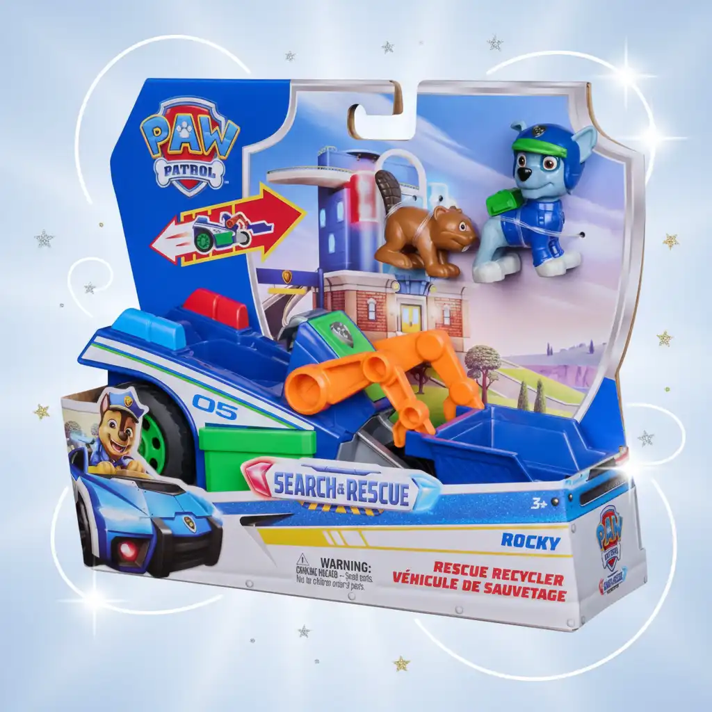 Erleben Sie endlose Abenteuer bei Rettungseinsätzen mit Rocky und Eichhörnchen.