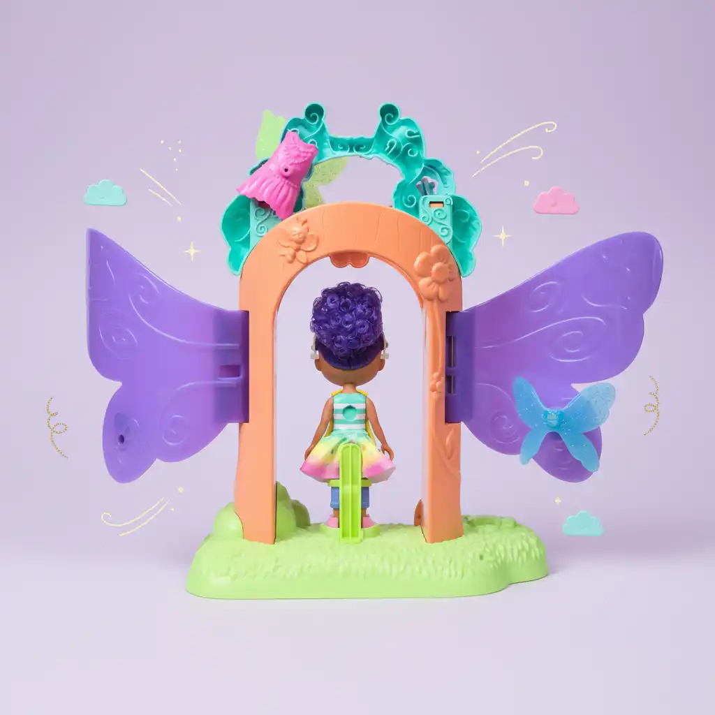 Intuitives magnetisches System für einen blitzschnellen Wechsel des Puppenlooks.