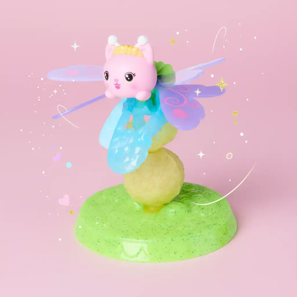 Mechanisches Flattern der Flügel bietet ein interaktives Erlebnis ohne Batterien.