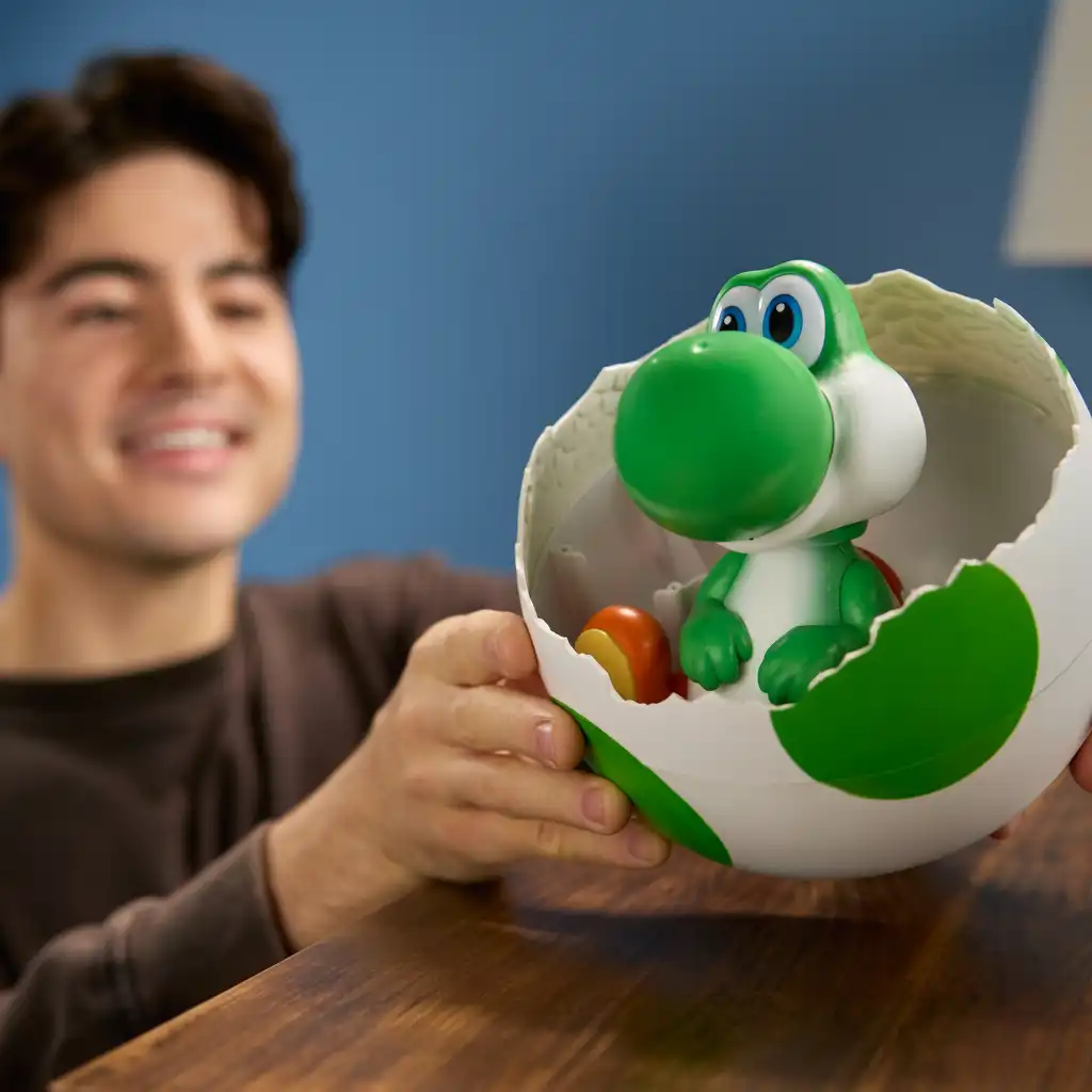 Entdecken Sie alle Möglichkeiten, mit Yoshi zu spielen und zu kommunizieren.